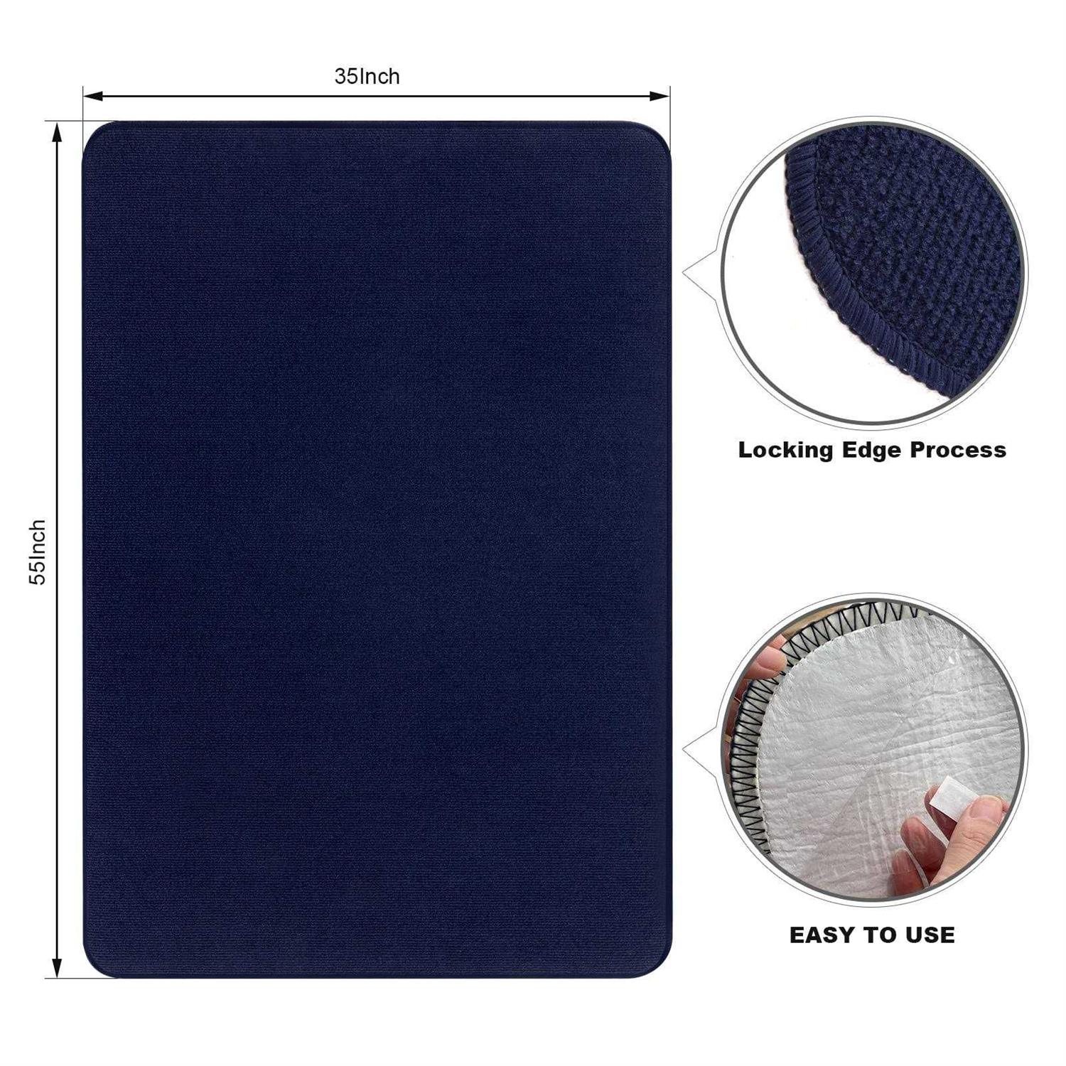 CELION Edging Office Chair Mat for Hardwood & Tile Floor 55×35 Computer Gaming Rolling Chair Mat