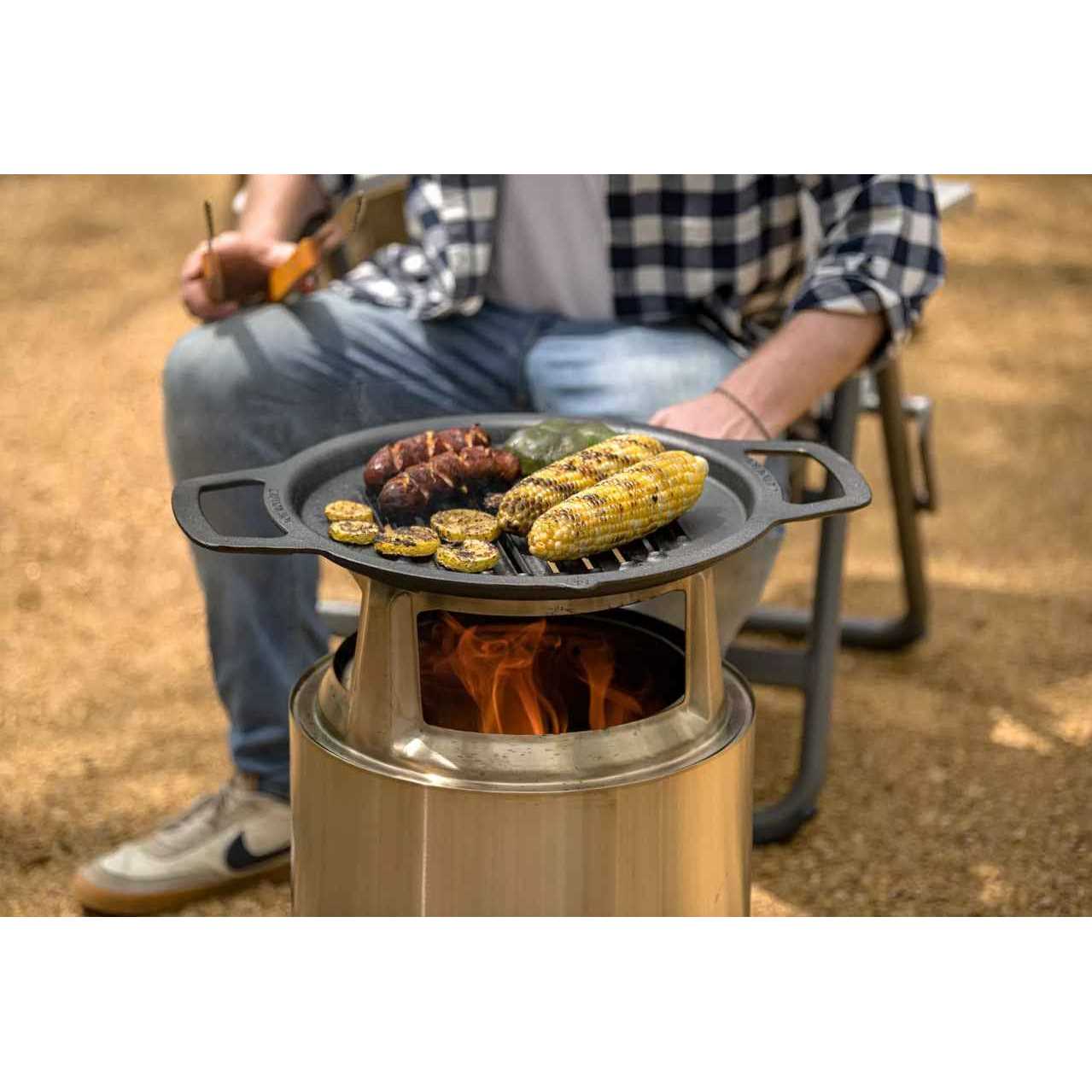 Solo Stove Ranger Cast Iron Grill Top + Hub