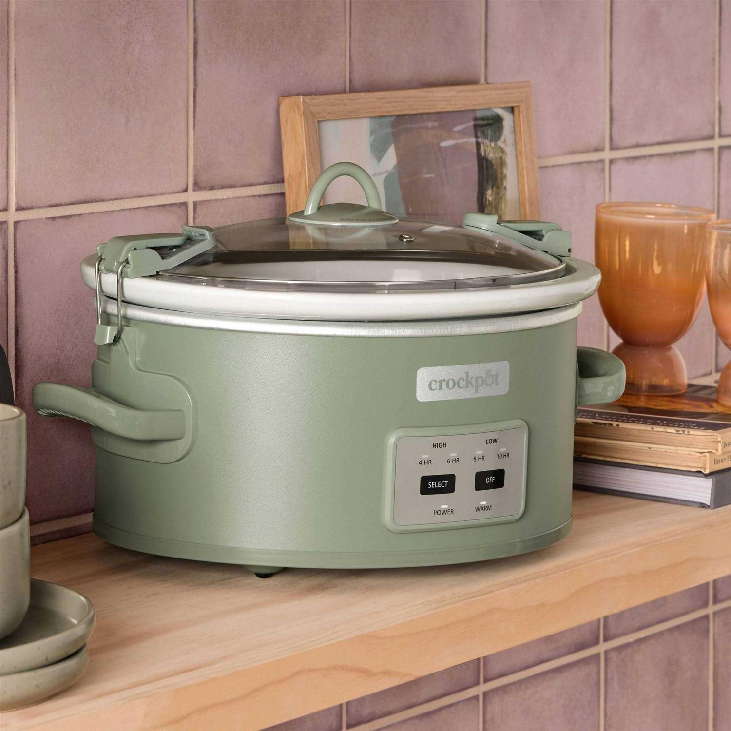 Crock Pot 6qt Cook and Carry Programmable Slow Cooker
