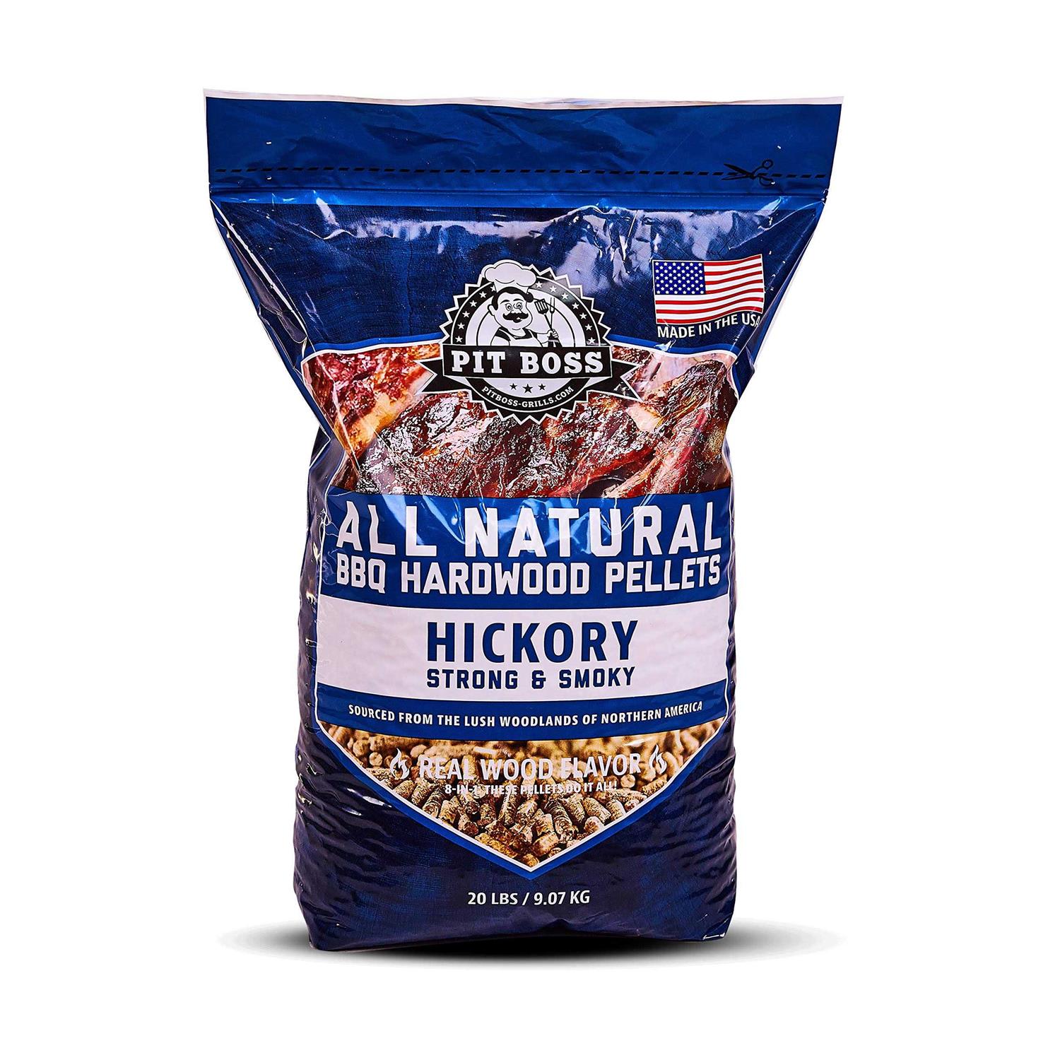 Pit Boss Hickory Hardwood BBQ Grilling Pellets