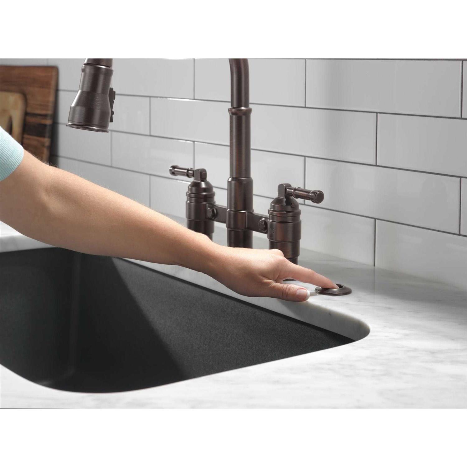 Delta Air Switch with Dual Outlet 72050-CZ