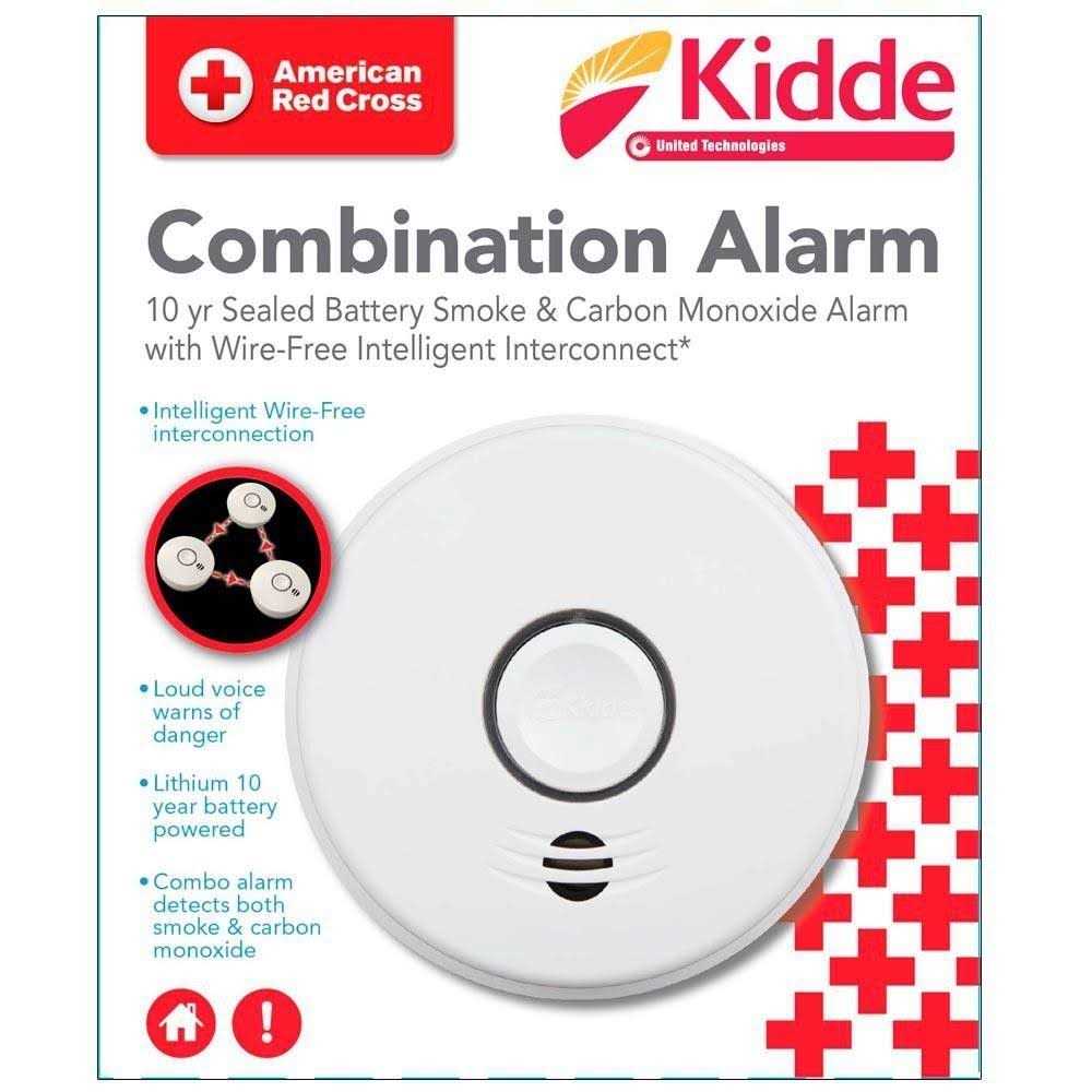 Kidde P4010DCSCO-W Wire-Free Interconnected Battery Powered Combination Smoke and Carbon Monoxide Alarm