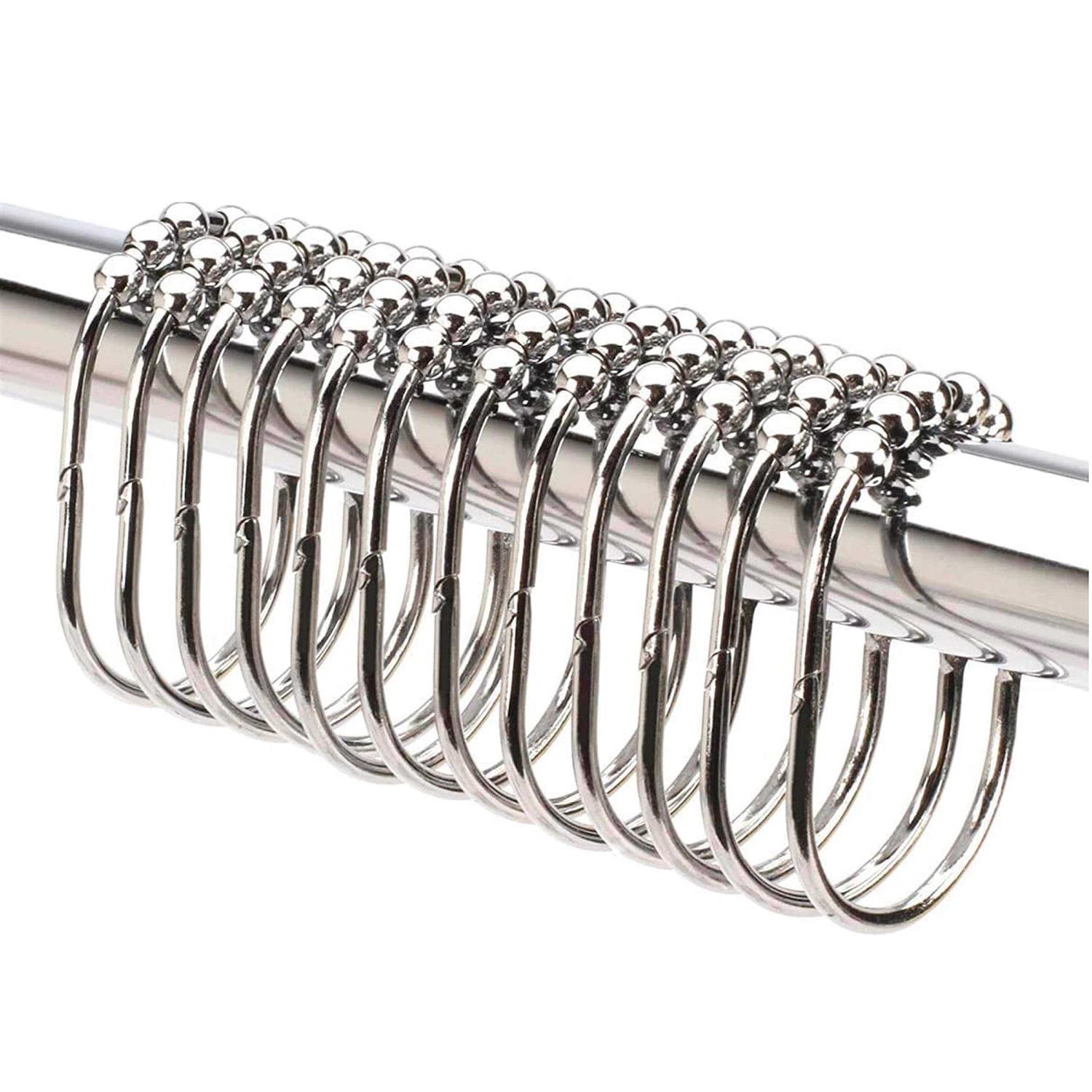 2LB Depot Depot Wide Shower Curtain Rings Hooks