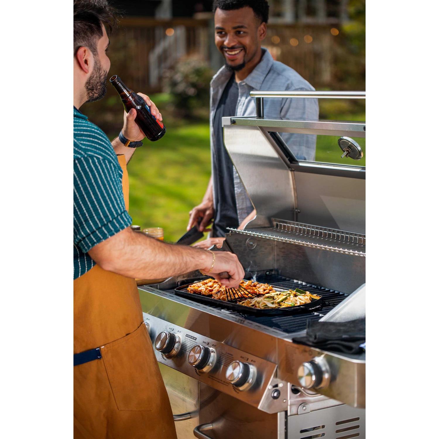 Lodge Seasoned Cast Iron Reversible Grill/Griddle