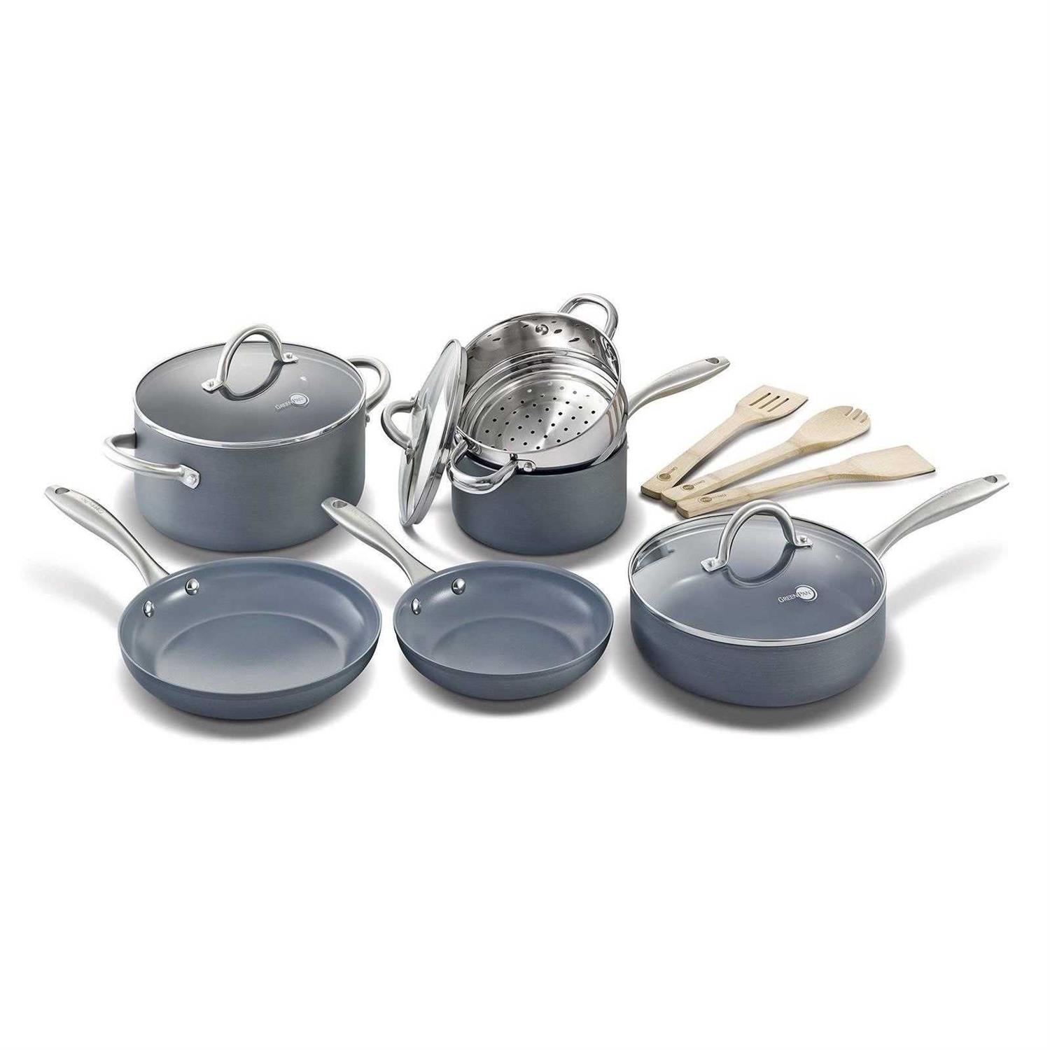 GreenPan Lima 12-Piece Ceramic Nonstick Cookware Set