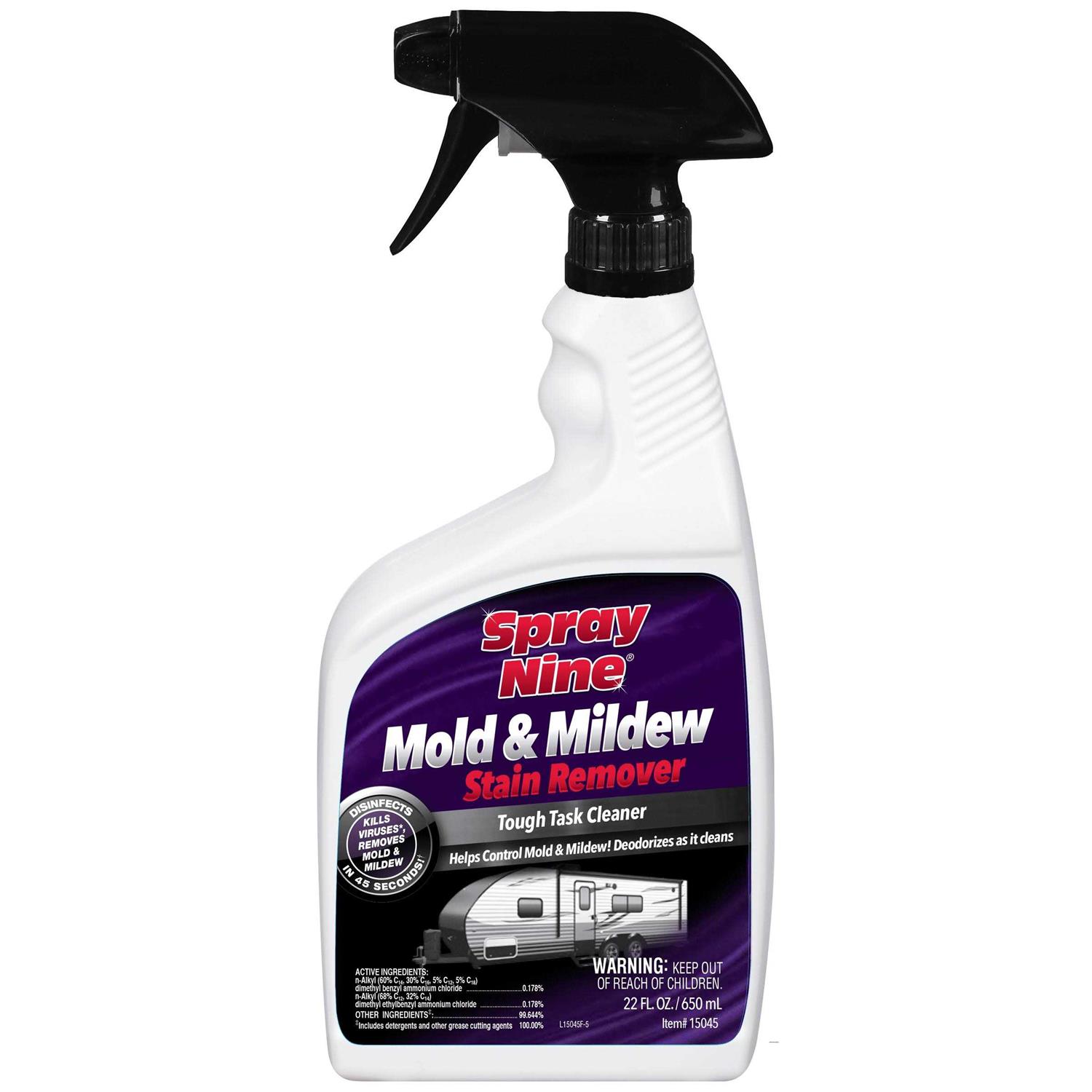 Spray Nine 15045 Mold and Mildew Stain Remover