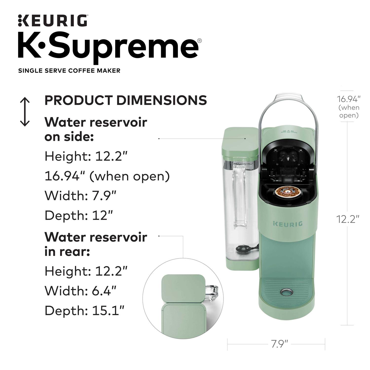 Keurig K-Supreme Single Serve Coffee Maker