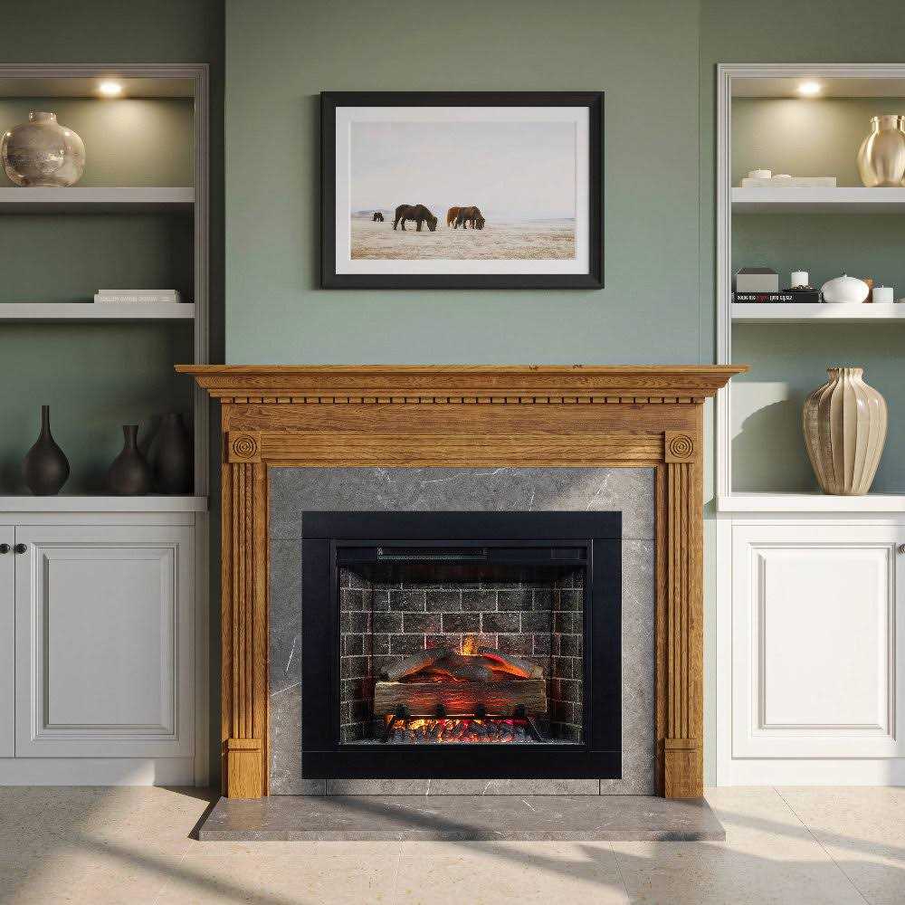 Modern Ember Uptown 28-In Smart Electric Fireplace Insert & Trim Kit