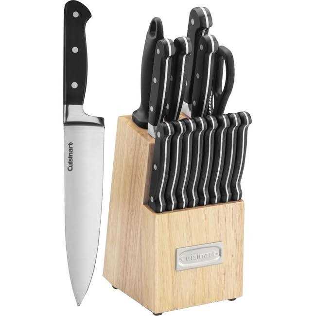 Cuisinart 16-Piece Triple Rivet Block Set