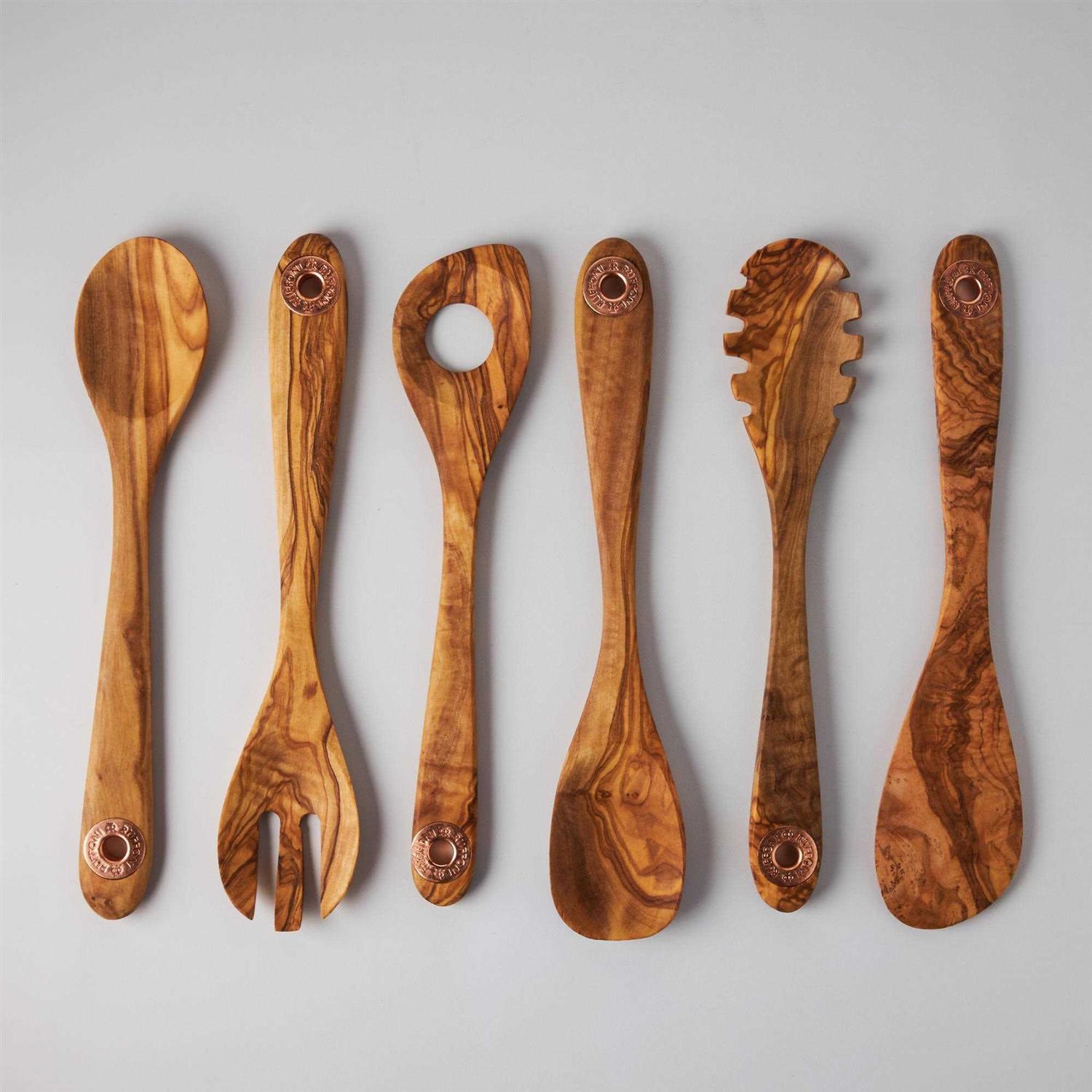 Ruffoni Set of 6 Olivewood Tool