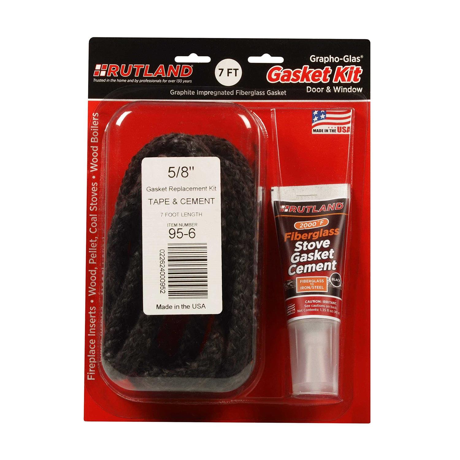 Rutland Grapho-Glas Stove Gasket Kit