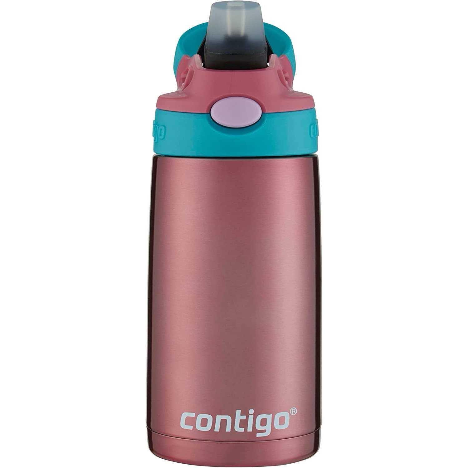 Contigo Kids Stainless Steel Water Bottle Autospout Straw