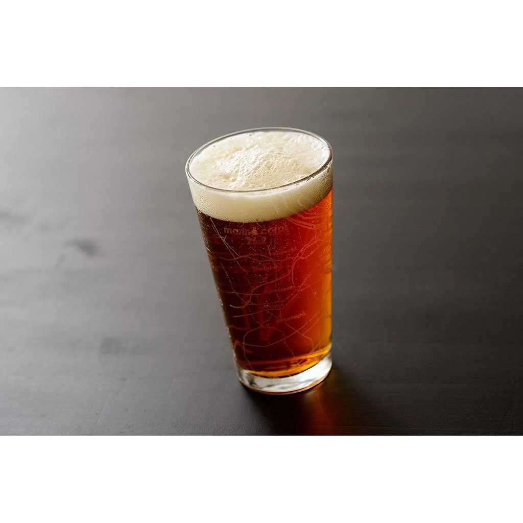 26.2 Marathon Map Pint Glass Standard