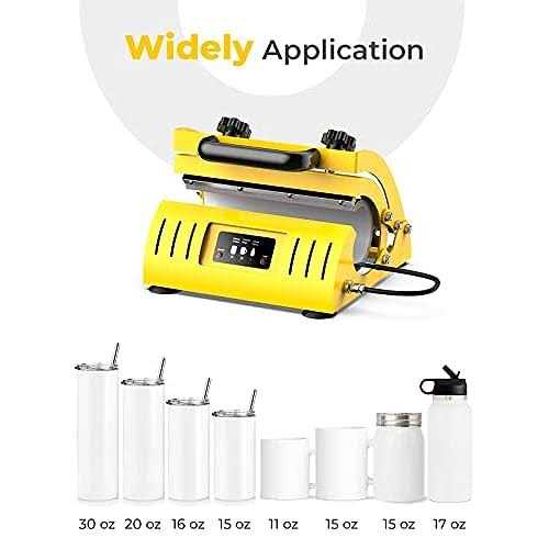 Upgraded Tumbler Heat Press 20 and 30 OZ Tumbler Press fits 16oz 20oz 30oz Skinny Sublimation Tumblers