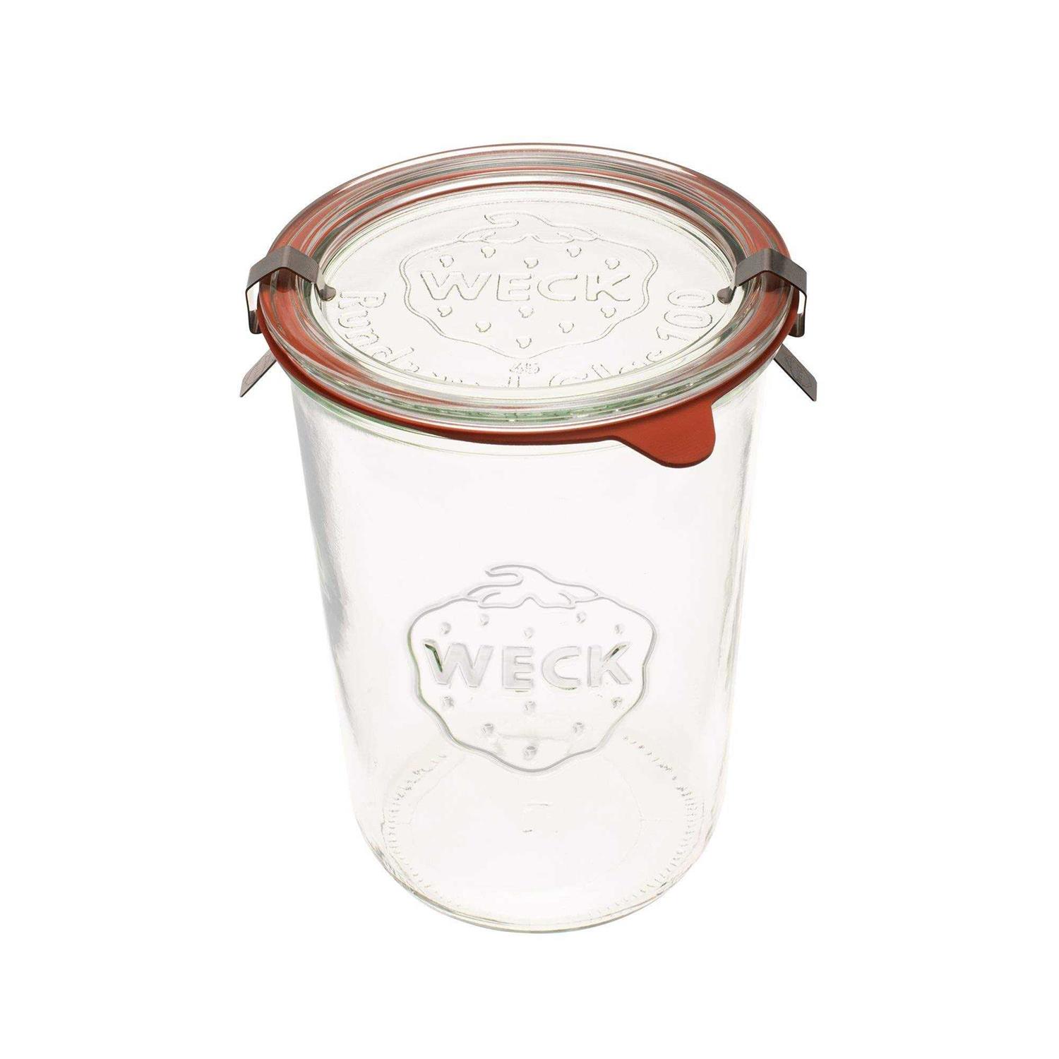 Weck Canning Jars 743 Weck Mold Jar Made of Transparent Glass