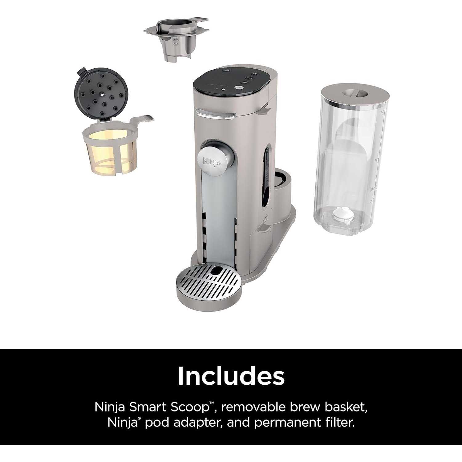 Ninja PB041ST Pods & Grounds Single-Serve Coffee Maker