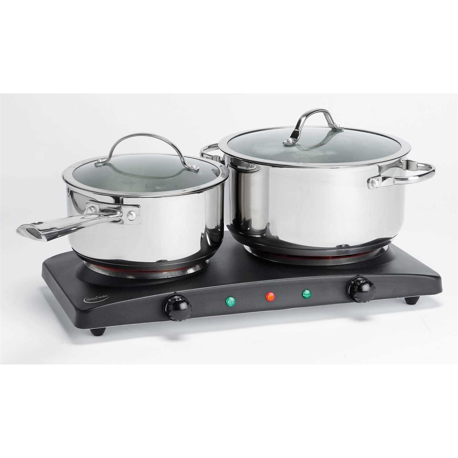 Betty Crocker Bc-2591cb Portable Double Burner