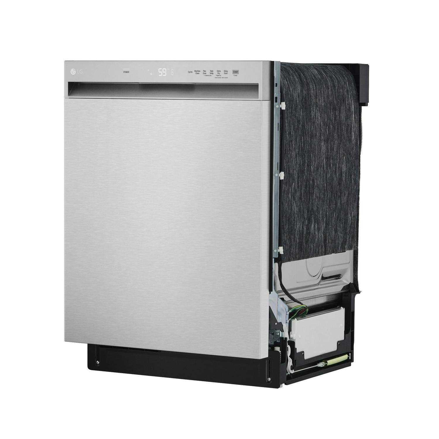 LG QuadWash Front Control 24-in Built-in Dishwasher Energy Star LDFN343LS