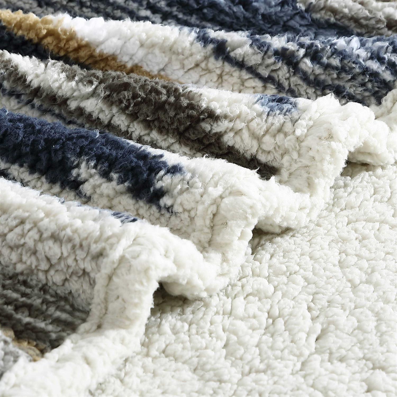 Wrangler Coyote Sands Sherpa 60×50 Throw Blanket