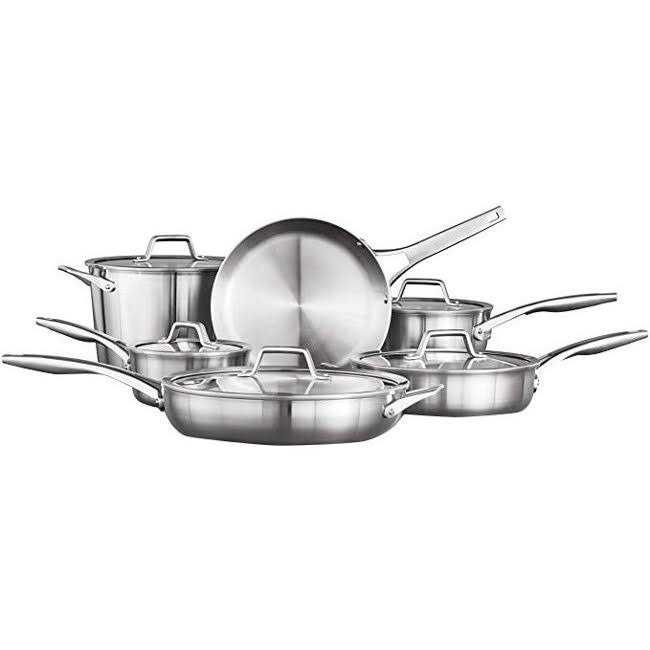 Calphalon 11-Piece Premier Stainless Steel Cookware Set