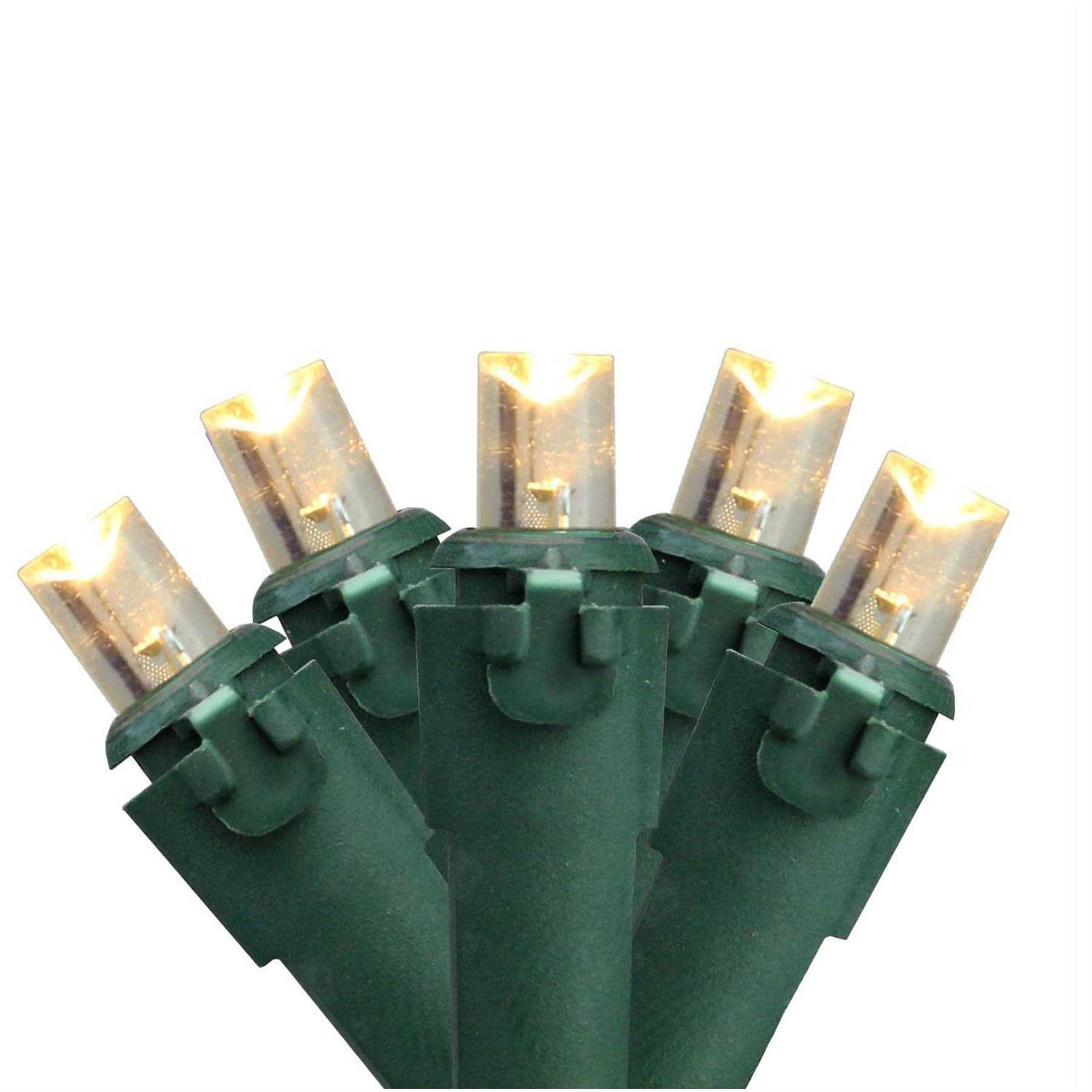 Northlight LED Warm White Wide Angle Christmas Lights