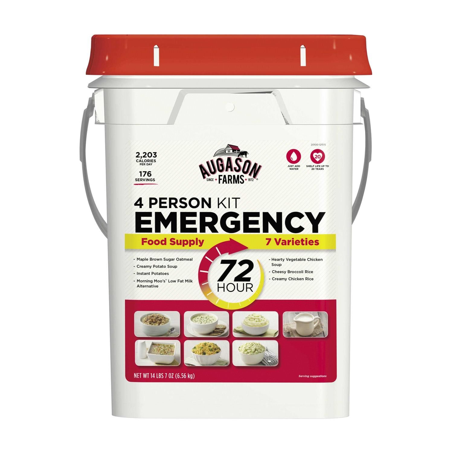 Augason Farms 72-Hour 4 Person Emergency Food Storage Kit