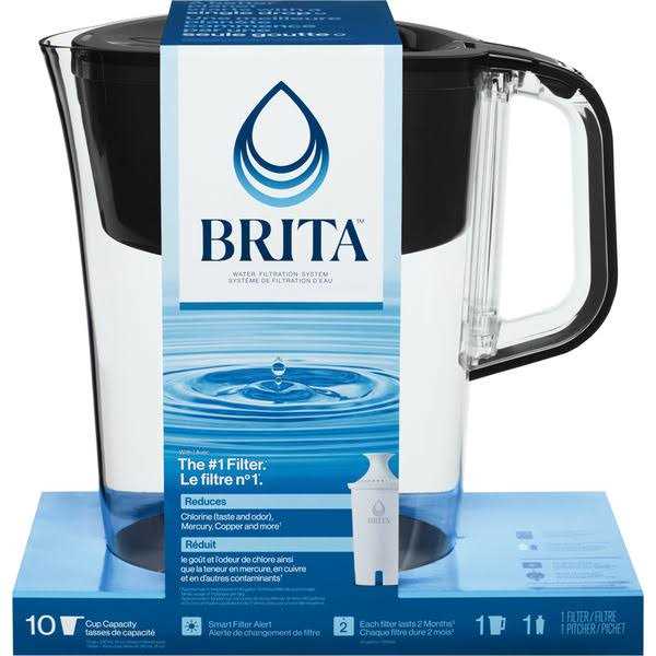 Brita Large 10 Cup Water Filter Pitcher with Standard Filter