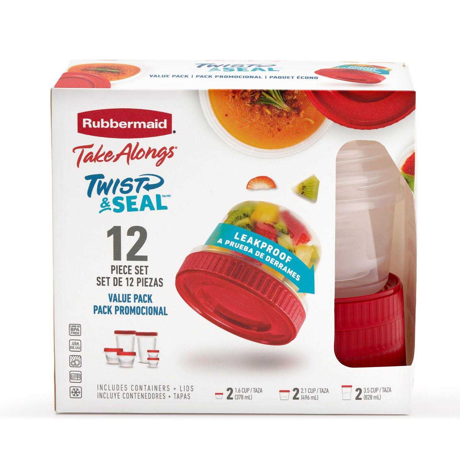 Rubbermaid Take-Alongs Food Storage Containers