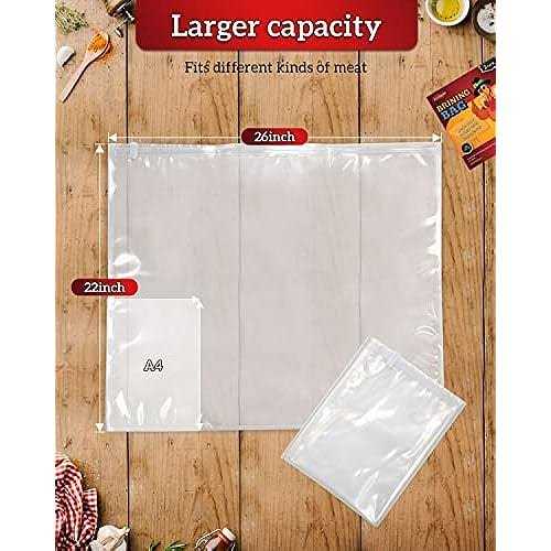 Turkey Brine Bags 26×22 2 Pack Holds up 35lbs Thicker Brining Bags with Double Zip Lock & 2 Cotton Strings