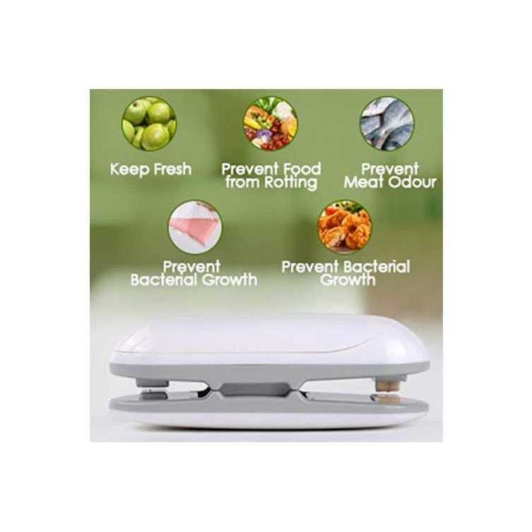 Mimill Mini Bag Sealer, Handheld Heat Vacuum Sealers, Bag Sealer Heat Seal, 2 in 1 Heat Sealer and Cutter Handheld Portable Bag Resealer Sealer