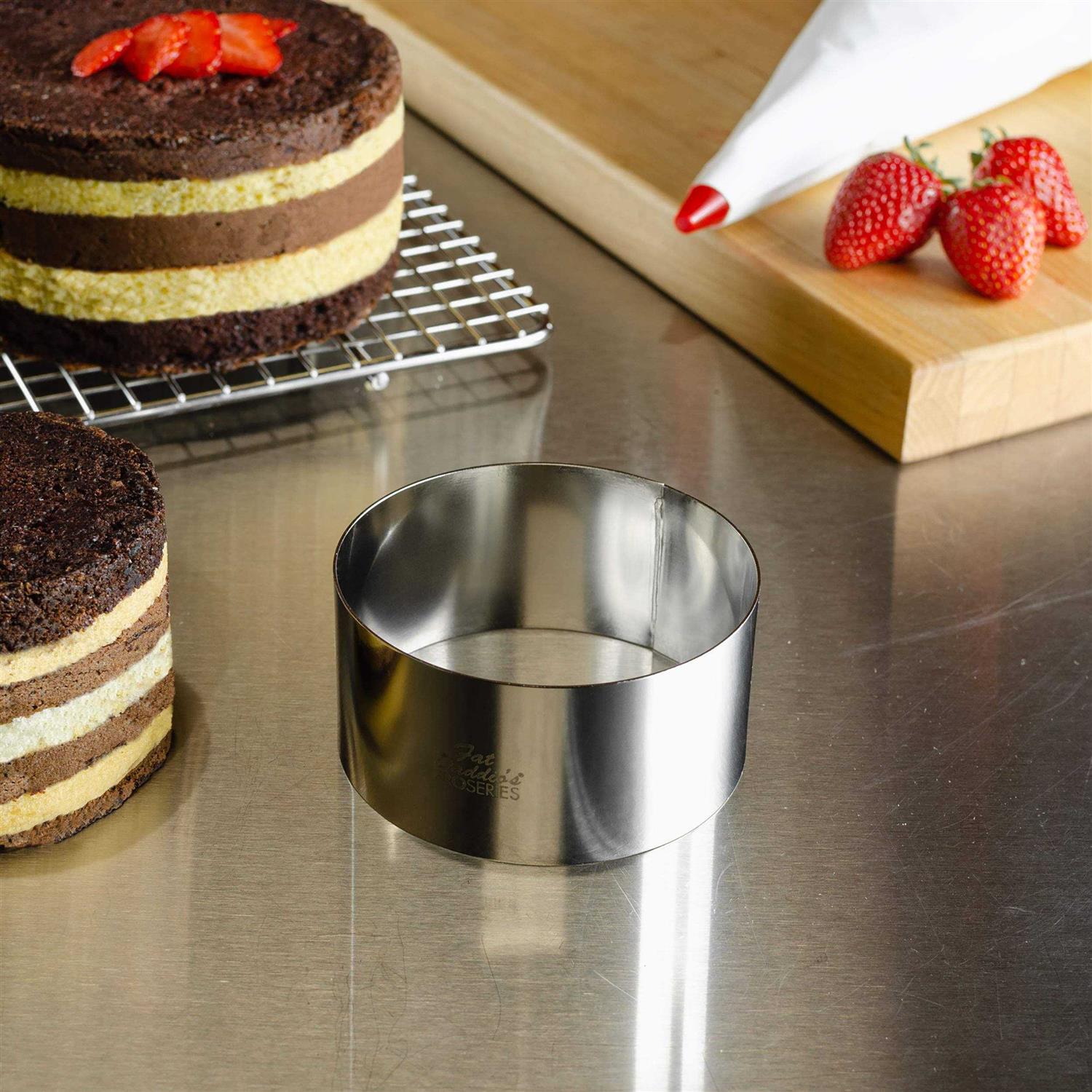 Fat Daddio’s Stainless Steel Round Cake Pastry Ring