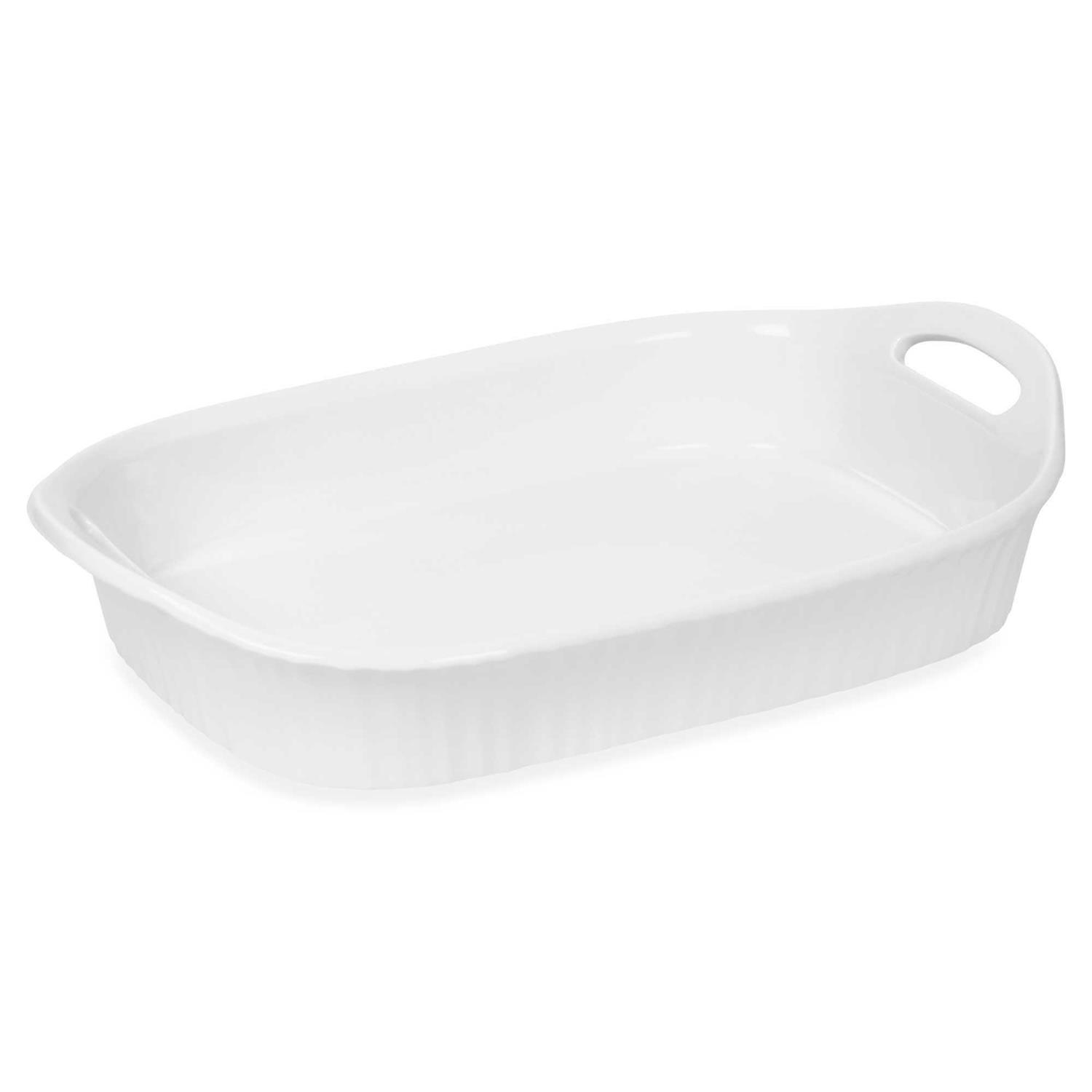 Corningware French White Oblong Casserole 3 qt