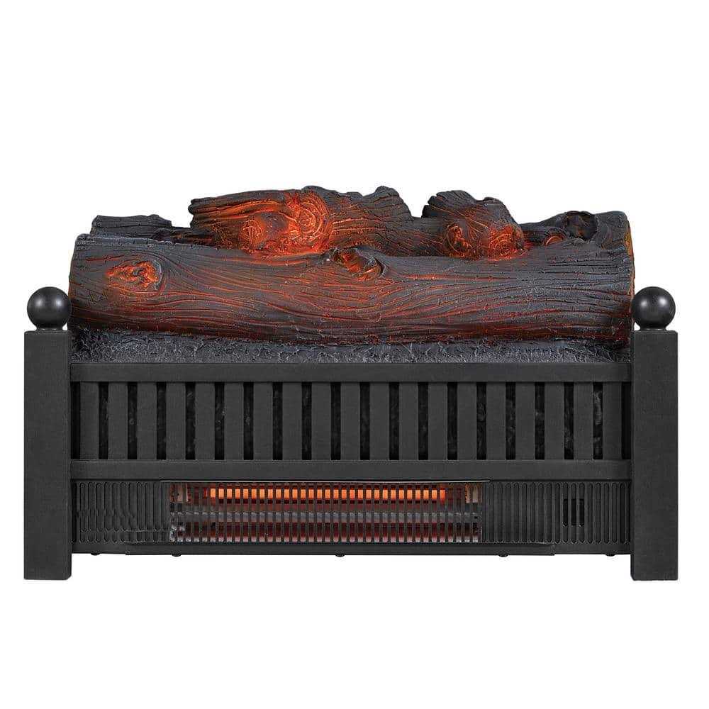Duraflame Infrared Quartz Electric Juniper Log Set Heater with Crackling Sound