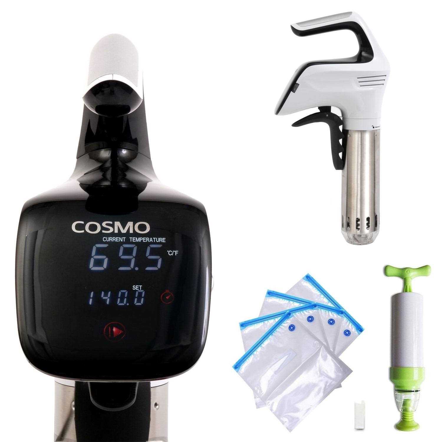Cosmo Sous Vide Precision Immersion Cooker Kit