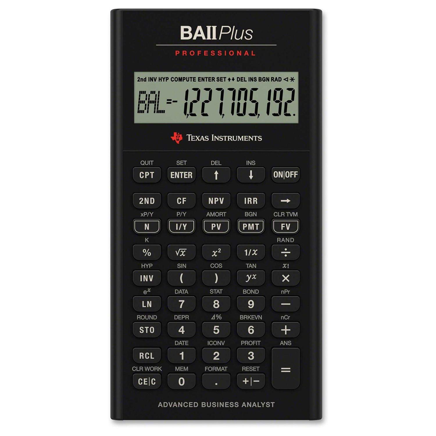 Texas Instruments BAII Plus Professional