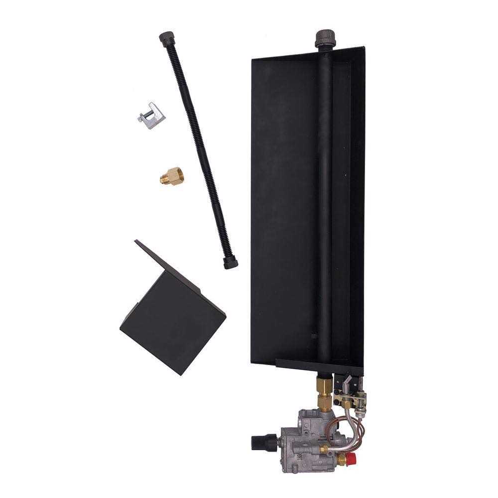 American Gas Log Cheyenne Glow Vented Natural Gas Fireplace Log Set with Complete Kit