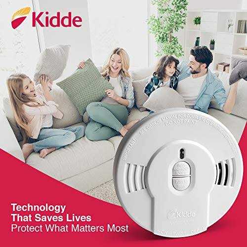 Kidde Smoke Detector 10-Year Battery LED Indicators