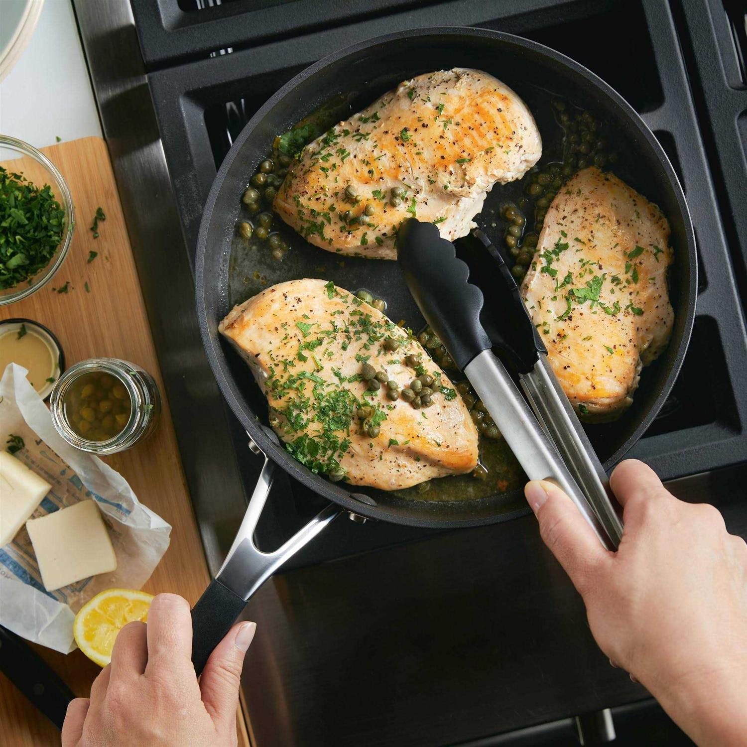 KitchenAid Hard Anodized Nonstick Sauté Pan with Lid