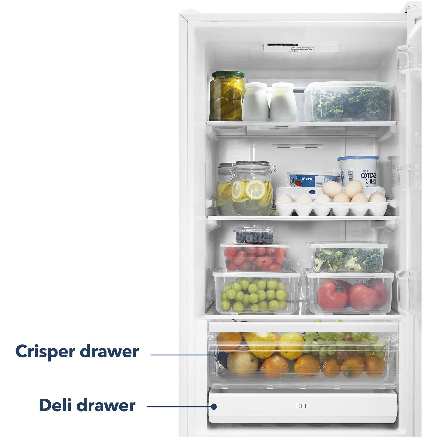 Insignia 11.5 Cu. Ft. Bottom Mount Refrigerator