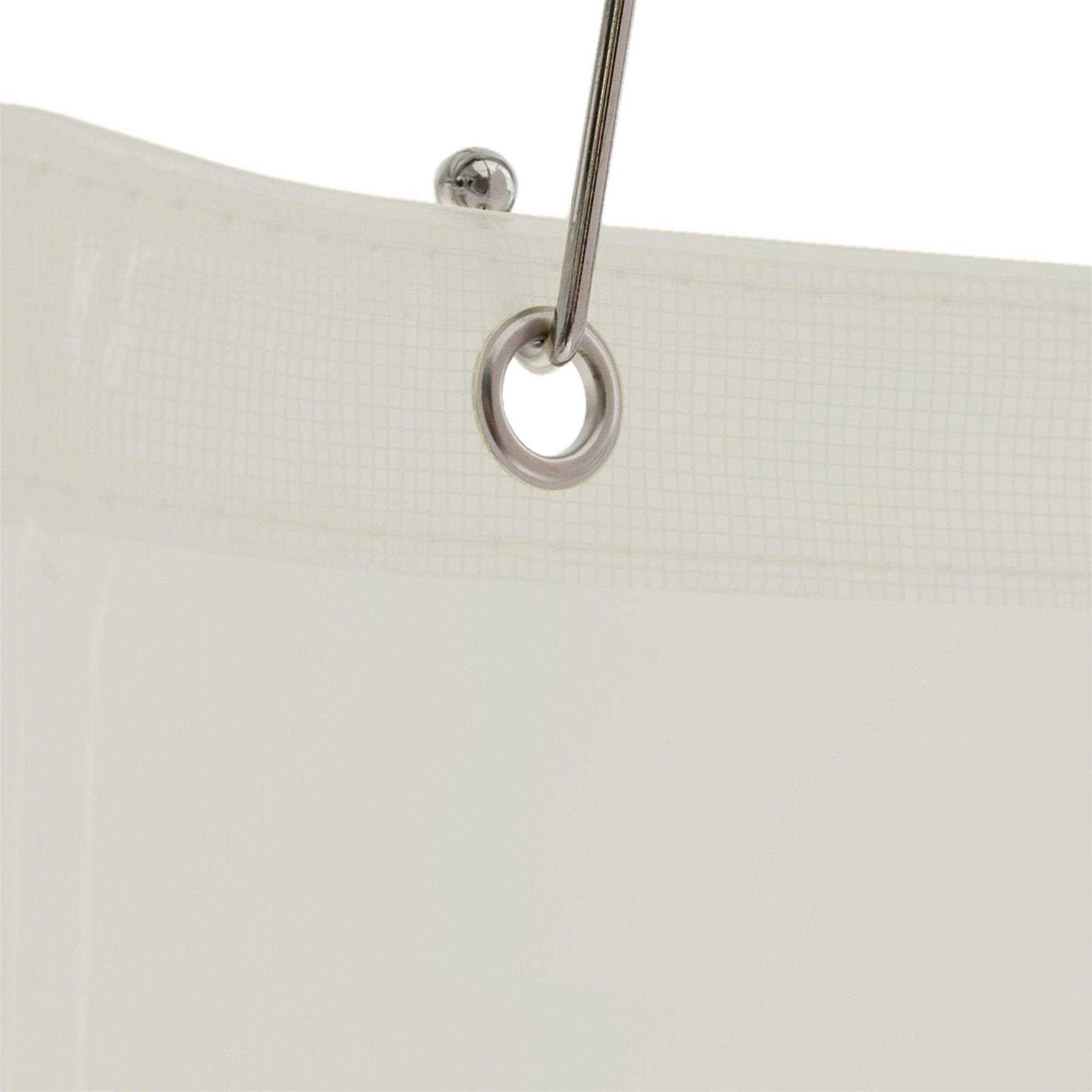 Zenna Home Super Heavyweight Vinyl Shower Curtain Liner