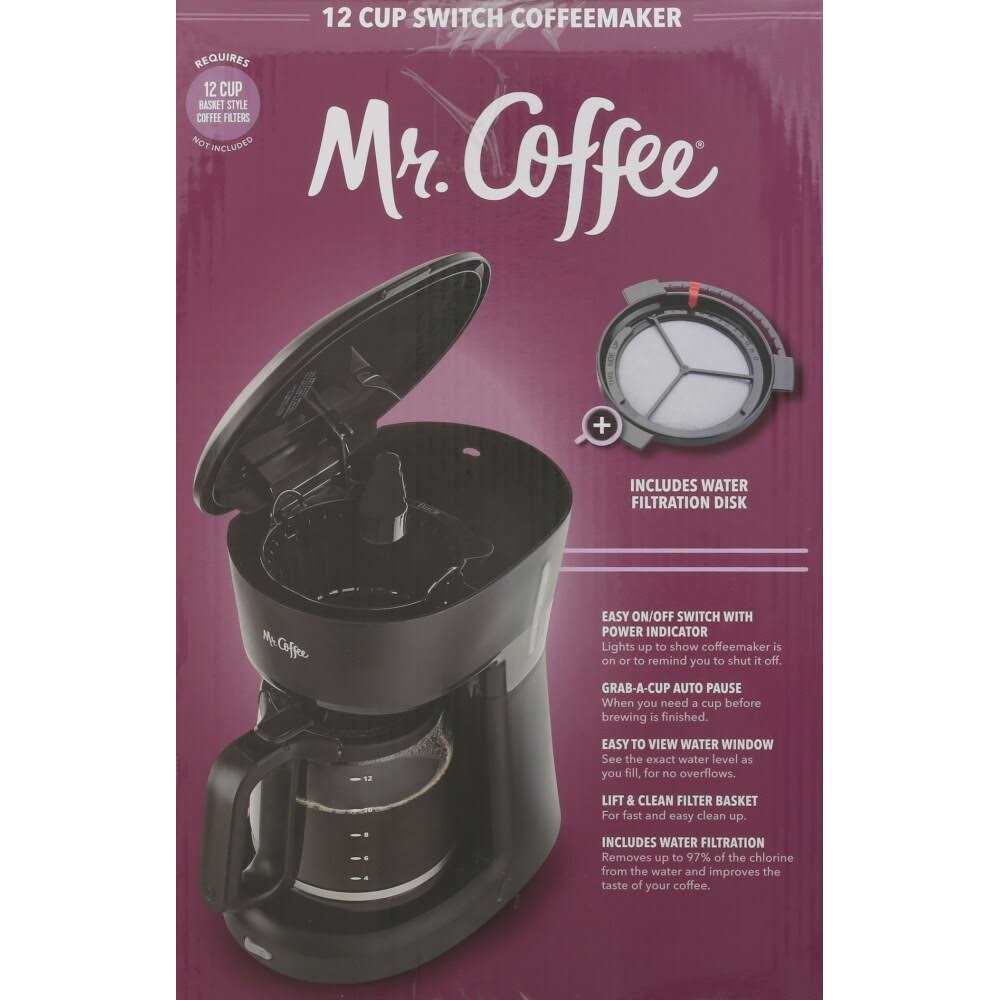 Mr. Coffee 12 Cup Switch Coffee Maker