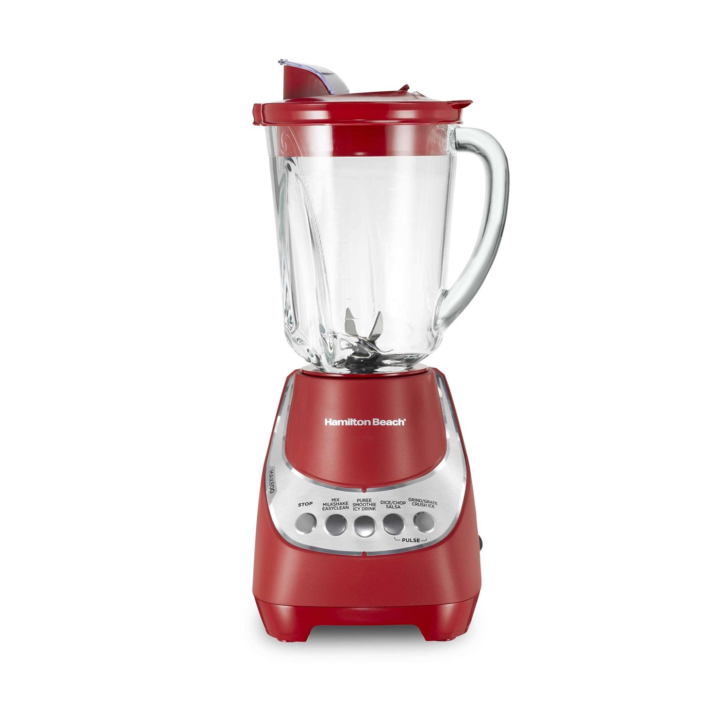 Hamilton Beach Wave Action Quiet Blender 48 oz. Glass Jar 53531F