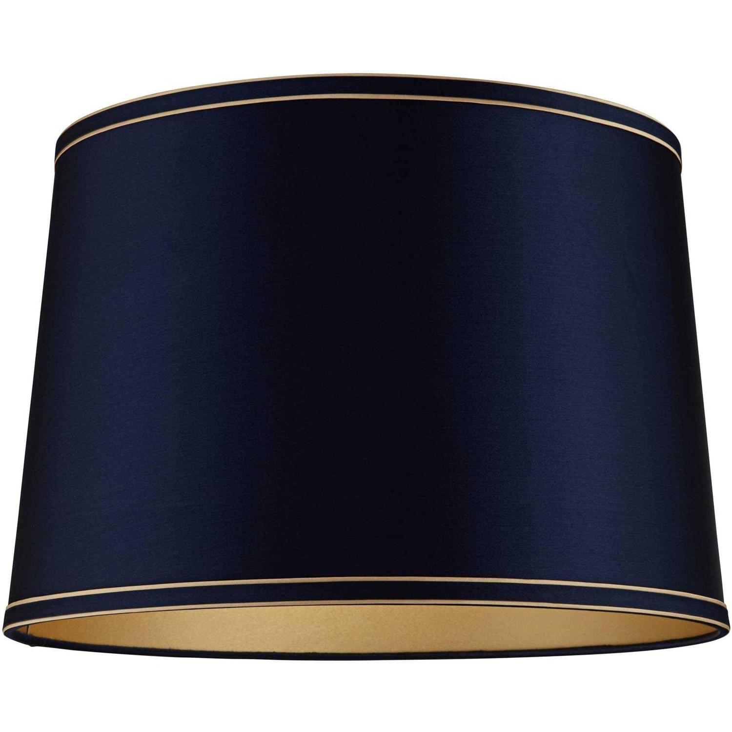 Springcrest Navy Blue Shade with Navy and Gold Trim 14x16x11
