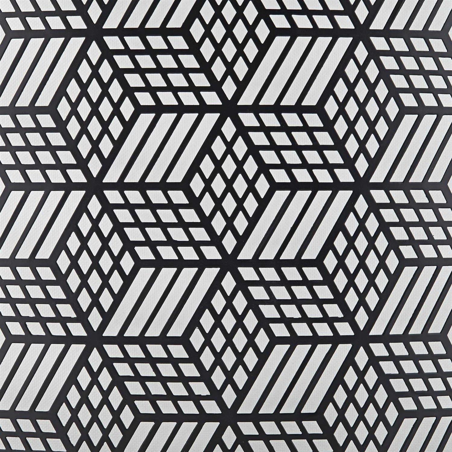 Springcrest Finish Laser Cut Metal Large Drum Lamp Shade 17 Top x 17 Bottom x 10 High Replacement