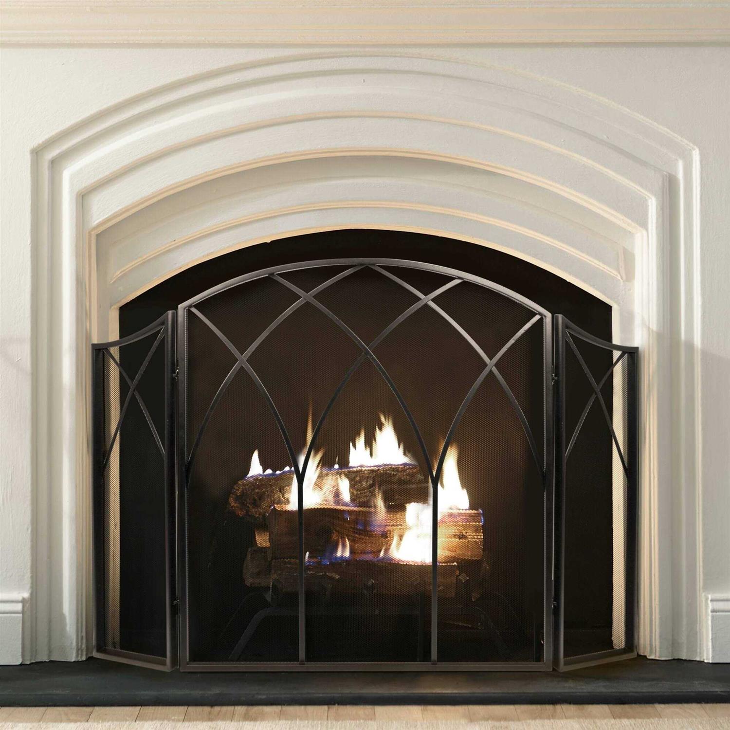 Pleasant Hearth Gothic Fireplace Screen