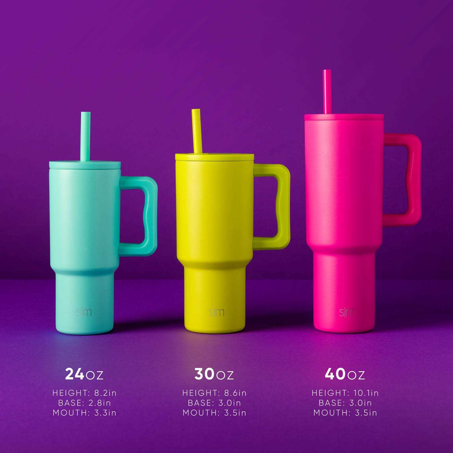 Simple Modern 24 oz Kids Tumbler with Handle and Spill Proof Lid