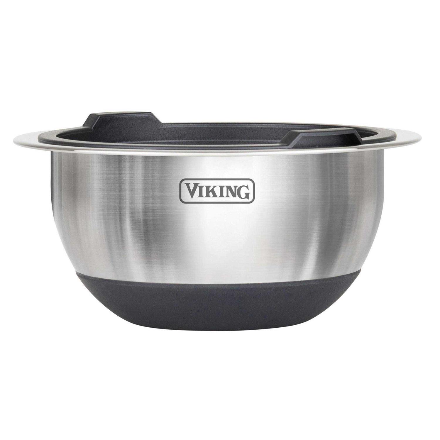 Viking 10 Piece Stainless Steel Mixing, Prep and Serving Bowl Set