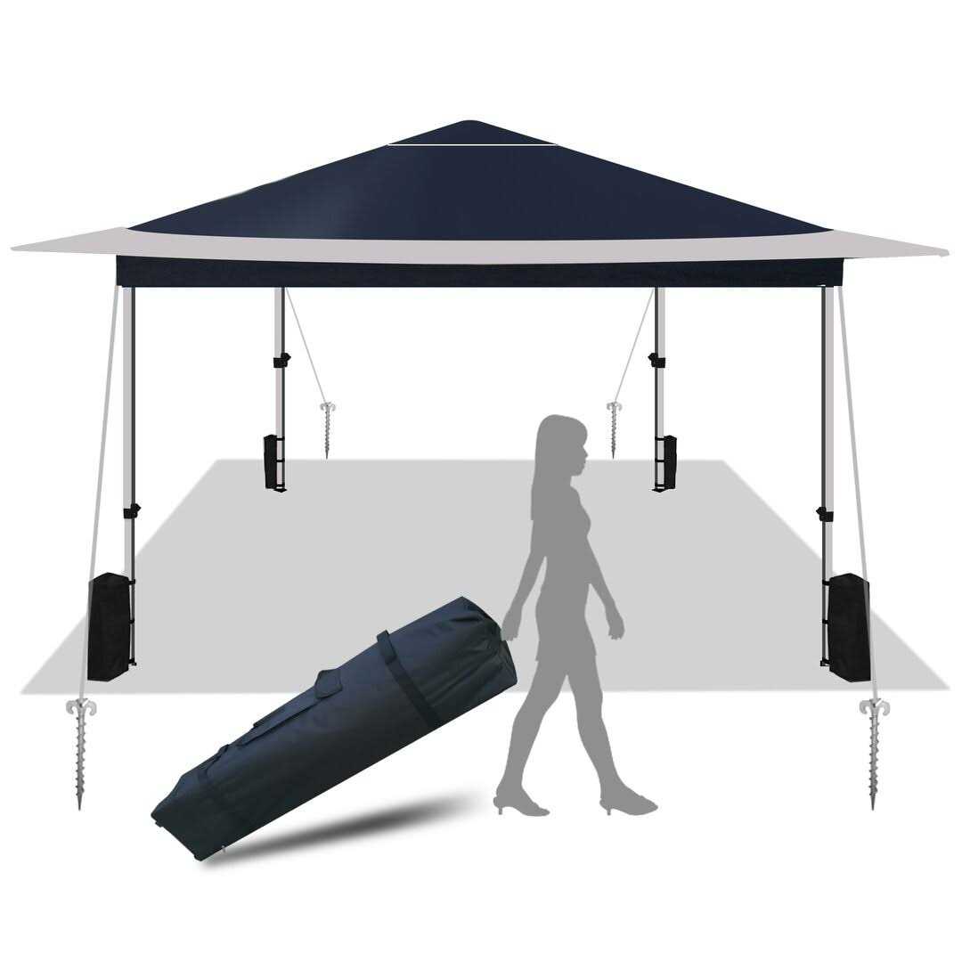 12 Ft. W x 12 Ft. D Steel Pop-up Canopy casualstay Roof