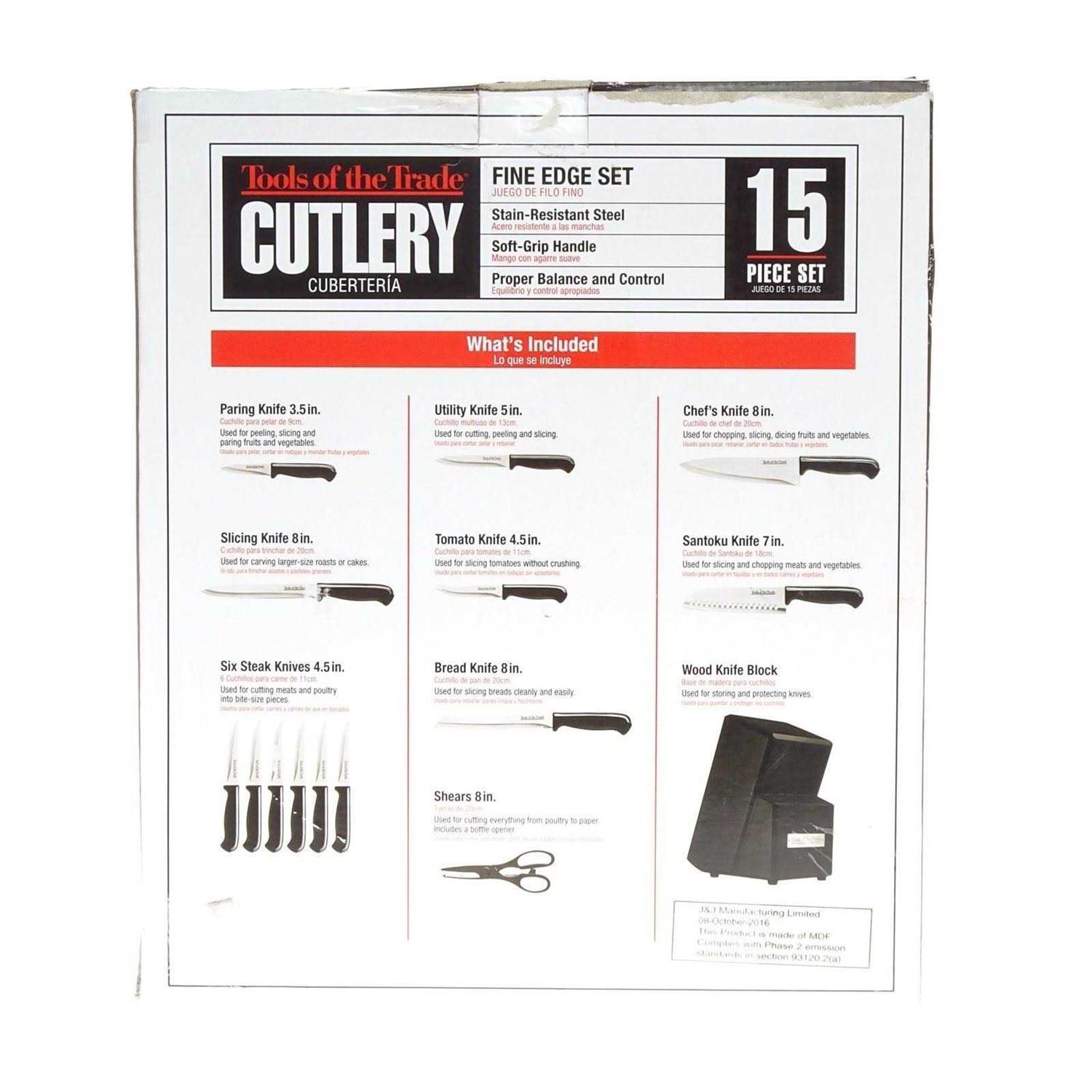 Tools of the Trade 15-Pc. Cutlery Set