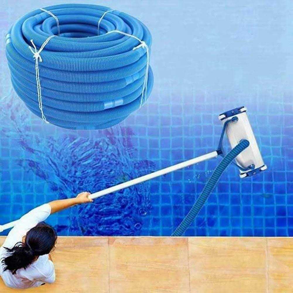 5M Swimming Pool Vacuum Cleaner Hose Suction Swimming Replacement Pipe Pool Cleaner Tool Swimming Pool Cleaning Hose, Size: 32, Blue